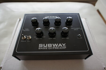 *VERKAUFT* Mesa Boogie/Engineering Subway DI - E-Bass Vorverstärker Pedal