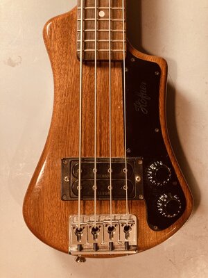 80er Original Höfner 187(ii) Shorty Shortscale Bass