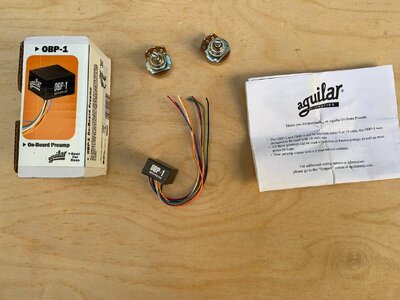 Aguilar OBP-1TK Einbauelektronik 2-Band boost only