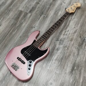 SQUIER by Fender Jazz Bass, Custom Burgundy Mist mit Upgrade
