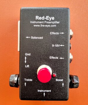 Fire-Eye Red-Eye Preamp fur Kontrabass (und E-Bass)