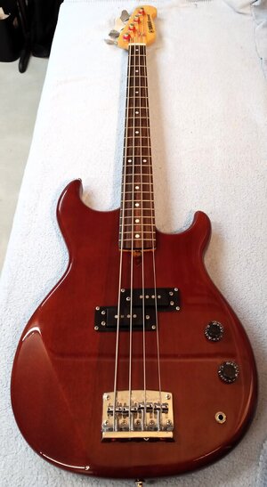 Yamaha BB400s - Made In Japan - Rot-Braun Transparent