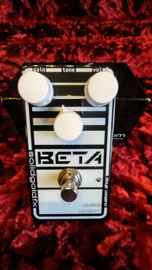 Solidgold FX Beta Custom Shop Bass Overdrive LM308