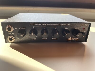 Raven Labs PHA-1 battery-powered pre-amp/mixer/headphone amp