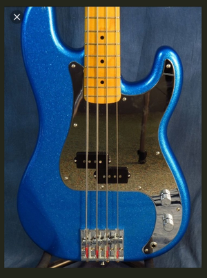 Suche Fender Steve Harris Preci Royal Blue Sparkle MiJ