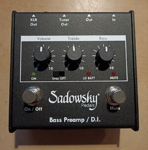 Sadowsky SBP-1 - Bass Preamp / DI, wie neu inkl. OVP