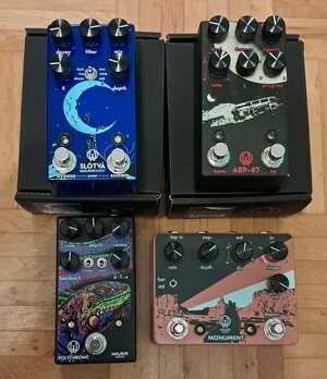 Walrus Audio ARP-87, Slötva, Monument, Polychrome Flanger
