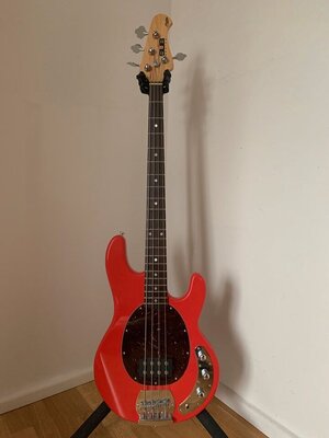 Sterling by Music Man Ray4 Bass - Fiesta Red