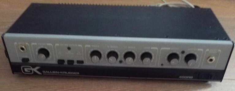 Gallien-Krueger 400RB Bass Topteil - 1986