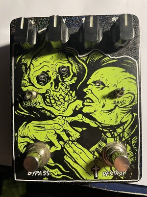 Abominable Electronics Oppressive Cult Destroyer (black sparkle)