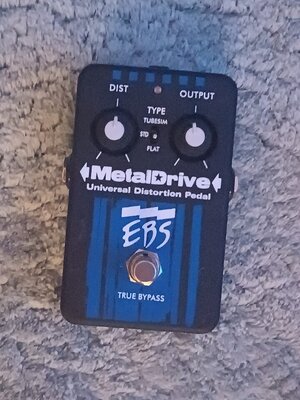 EBS Metaldrive Bass Pedal Effektgerät Zustand: TOP + OVP