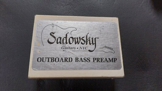 Sadowsky Original Bass Preamp