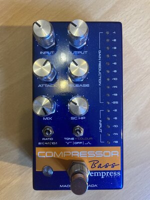 Empress Effects Bass Compressor Blue