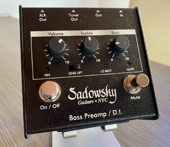 Sadowsky Bass Preamp