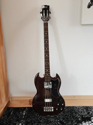 Ibanez EB3L Bass 1974 Vintage Slotted Headstock seltene Gibson Kopie