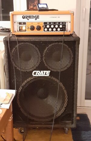 CRATE 118 / 210  Bi-Amping fähig  (Ampeg Chassis)