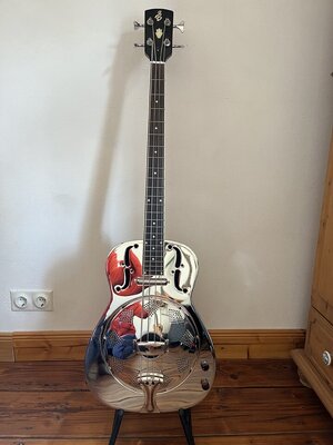 Harley Benton Custom Line CLR-ResoBass Resonator Bass