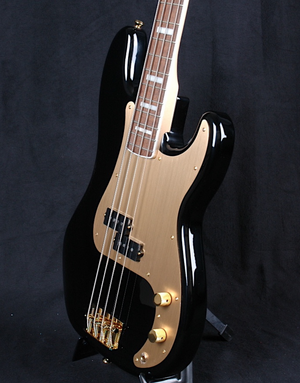 SQUIER 40th Anniversaty P BASS black/gold