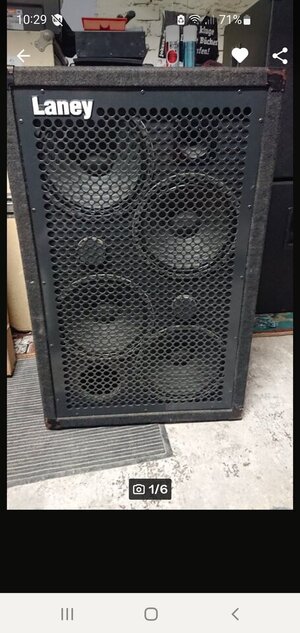 LANEY DB412CD Bassbox (4x12"/ 400 Watt / 8 Ohm)