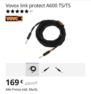 Verkauft !!!! Vovox link protect A600 TS/TS