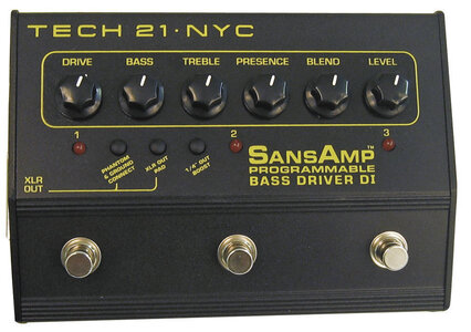 Tech 21 Bass DI Programmable Bass Preamp