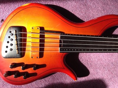 F-Bass Alain Caron AC 5-Saiter bundlos;