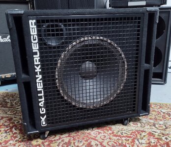 Gallien-Krueger 115RBH 1x15 Bassbox 400W mit EVM 15B Speaker