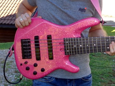 YAMAHA TRB-6P / Pink Sparkle Custom Finish