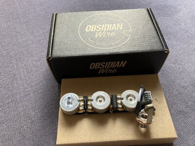 Obsidian Wire Solderless-Jazz Bass Schaltung (Plug & Play ohne löten)
