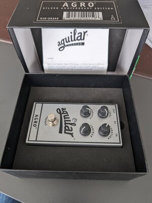 AGUILAR Agro, Silver Aniversary Limited Edition Bass Overdrive
