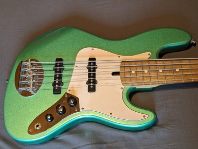 Lakland Skyline Series 55-60 "Vintage J" Limited Edition Teal Green Metallic