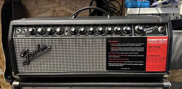 Fender Bassman 800 Head / OVP / Rechnung