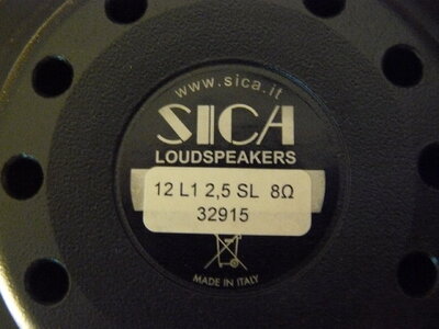 Sica 12" 500 Watt professionel Woofer 12L1 2,5SL / neuwertig / 2 Stück