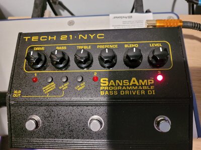 Tech 21 Sansamp Programmable BDDI