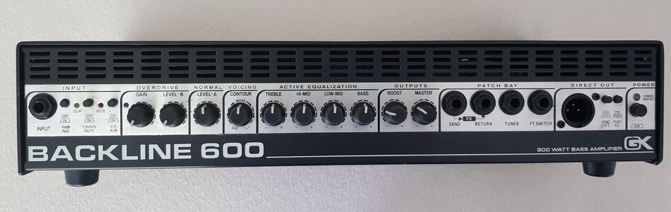 Gallien Krueger Backline 600 mit Haubencase