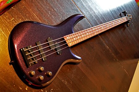 IBANEZ SR 640 BASS, MIJ, dark metallic purple, RAR! purple,