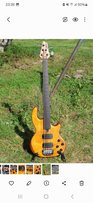 Wal Bass Mk 2 5 string fretless
