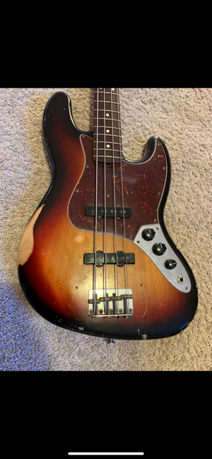 Fender Jazzbass Roadworn - 3TS - 60s - Bass