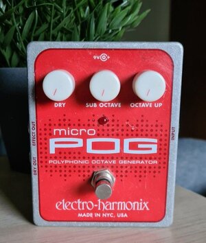 Electro Harmonix EHX Micro POG Pedal Octaver
