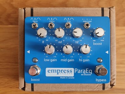 Empress ParaEq w/Boost parametric Equalizer