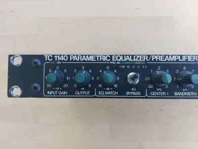 Reserviert - TC 1140 Preamp & EQ