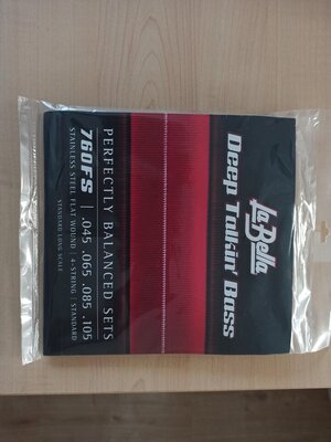 RESERVIERT - La Bella 760FS Flatwounds - neu, ungeöffnete Packung