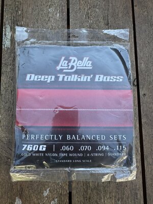 UPDATE: LaBella GOLD WHITE NYLON TAPES, 2 Sätze zum Preis von Einem!