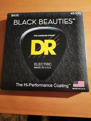 RESERVIERT DR Black Beauties Bass-Saiten 4-String - neuwertig -