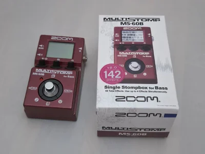 Zoom Multi Stomp MS-60B Multi Effect Bass Pedal