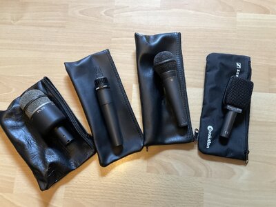 Mikrofon–Set (Shure, EV, Rode, Sennheiser) Reserviert für Dirk