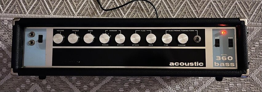 Acoustic 360 Bass Preamp