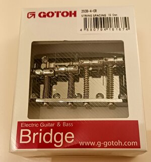 *reserviert für Jacky* Gotoh 203B 4 Chrom - neu / noch eingeschweißt