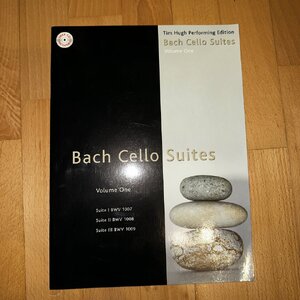 Bach Cello Suites Tim Hugh inkl. CD neu - RESERVIERT -