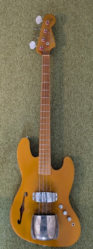 Docwood Jazz Bass Vintage Gold Paisley